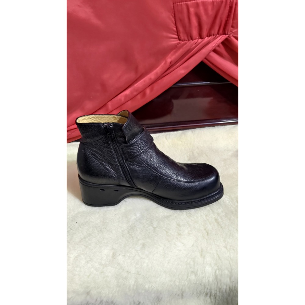 Crarc 健康呼吸氣墊鞋 短靴 軟牛皮 全腳掌墊面通風小氣室24號-細節圖4