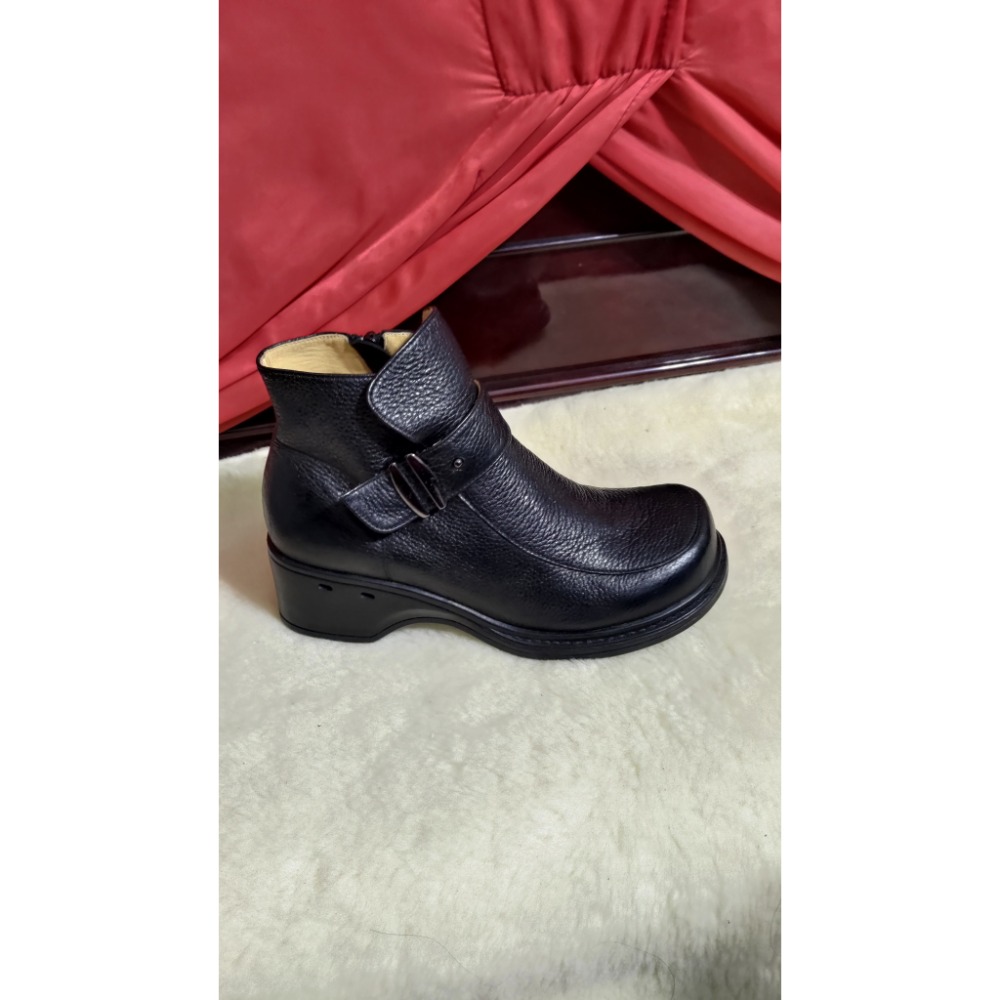 Crarc 健康呼吸氣墊鞋 短靴 軟牛皮 全腳掌墊面通風小氣室24號-細節圖6