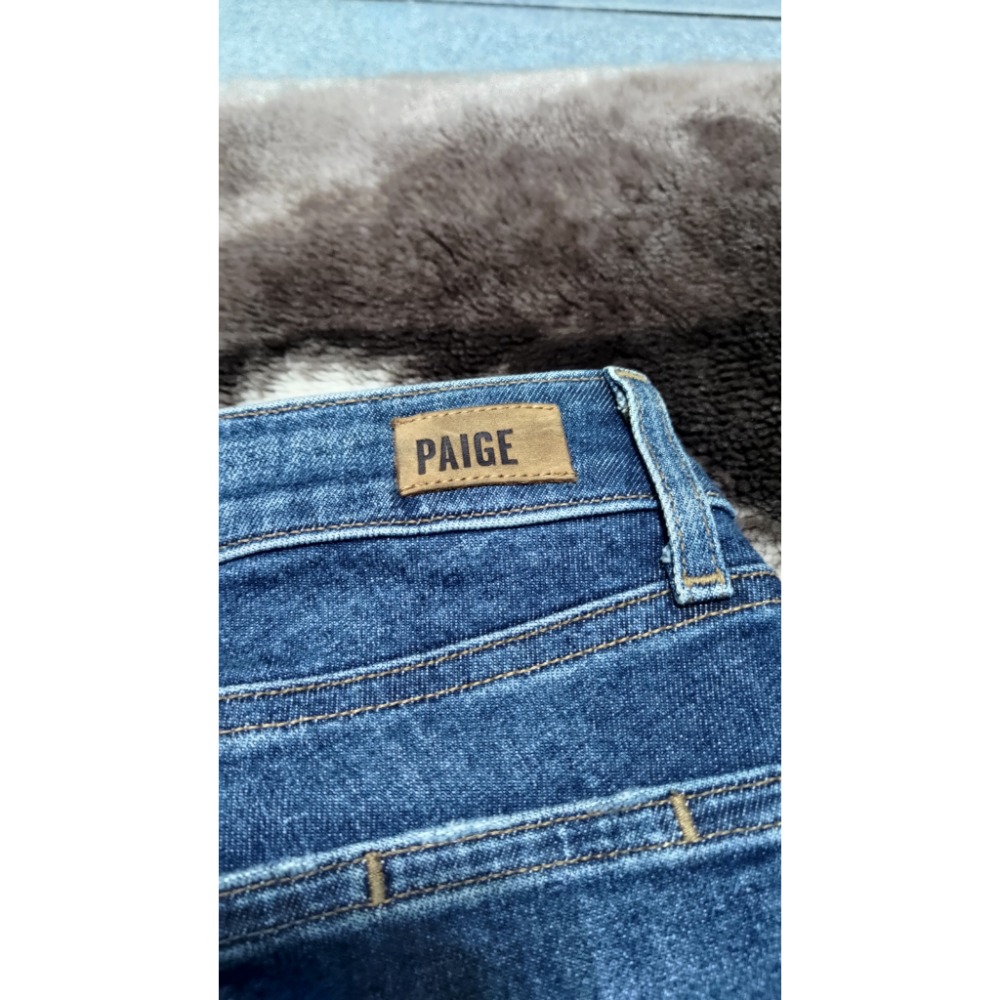 二手PAIGE美國製刷破彈性牛仔褲25腰 GA 美國製 刷破彈性牛仔褲25腰-細節圖9