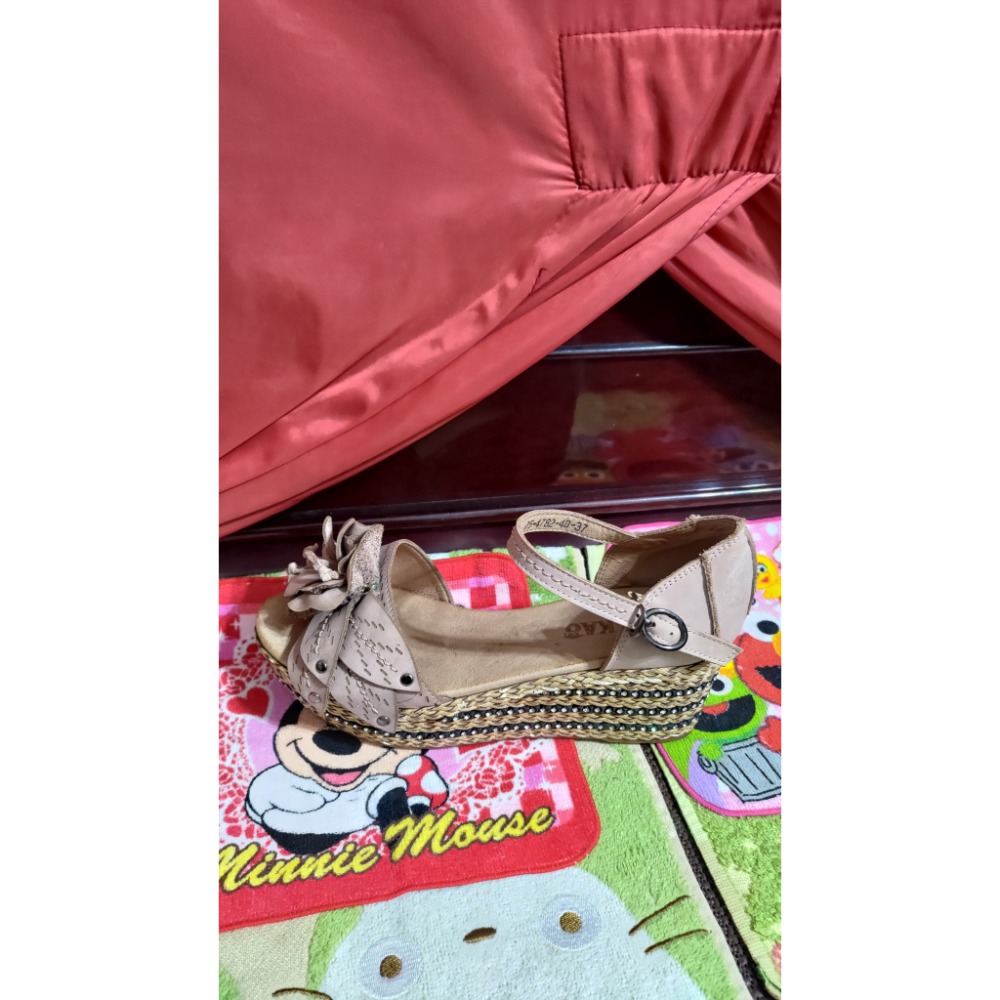 二手 Dr.Kao 真皮厚底涼鞋37號-細節圖3