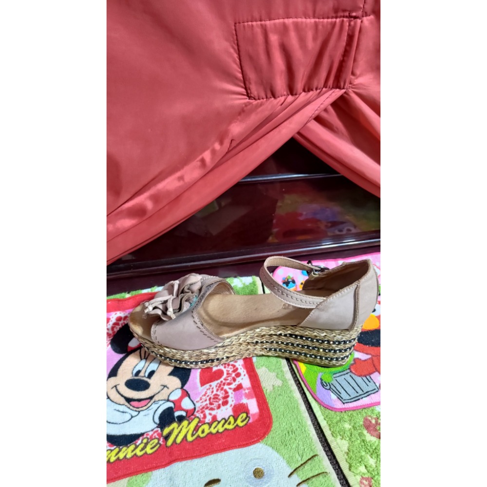 二手 Dr.Kao 真皮厚底涼鞋37號-細節圖5