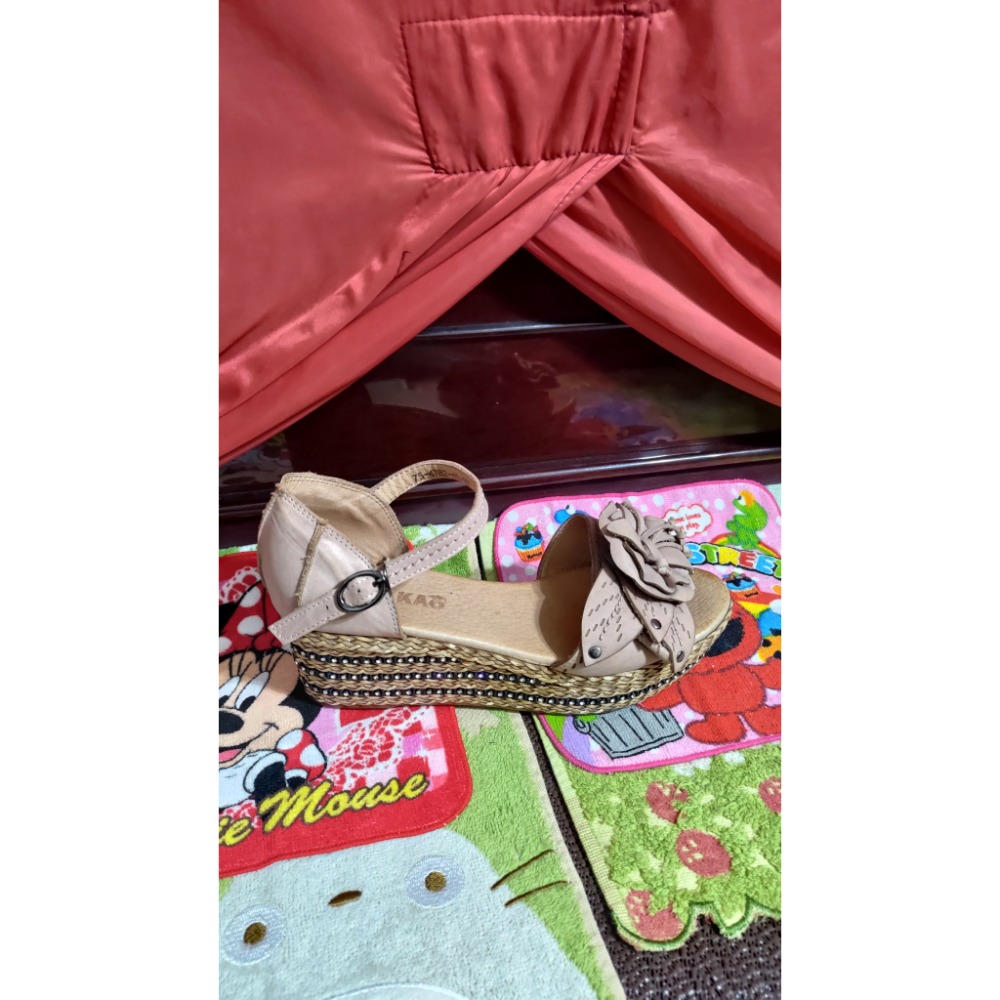 二手 Dr.Kao 真皮厚底涼鞋37號-細節圖6