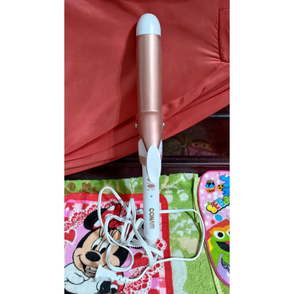 conair電棒捲 雙層陶瓷25mm 國際 直捲兩用 黑 和 直徑可變負離子 電捲棒 Vivid & Vogue全自動-細節圖5