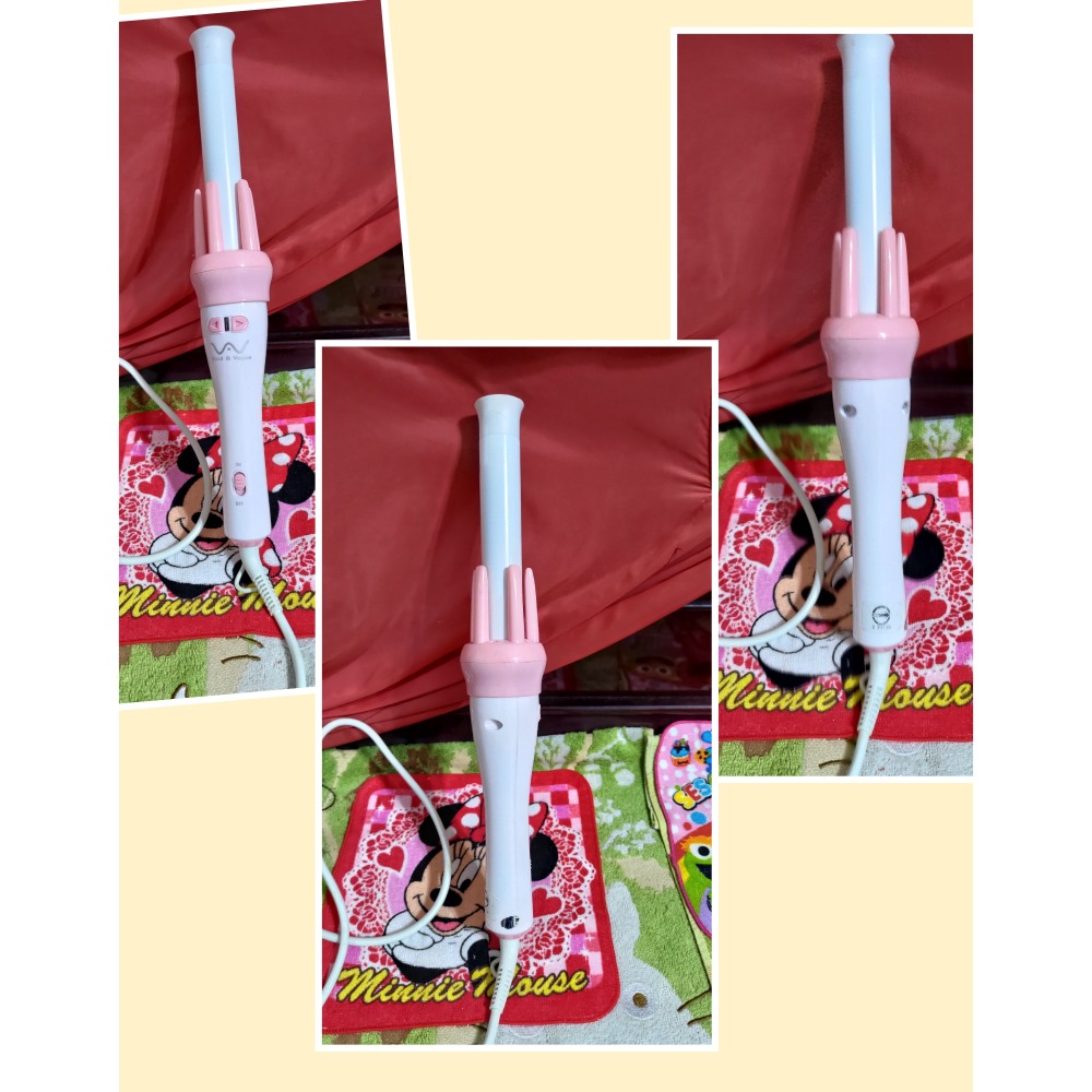 conair電棒捲 雙層陶瓷25mm 國際 直捲兩用 黑 和 直徑可變負離子 電捲棒 Vivid & Vogue全自動-細節圖7