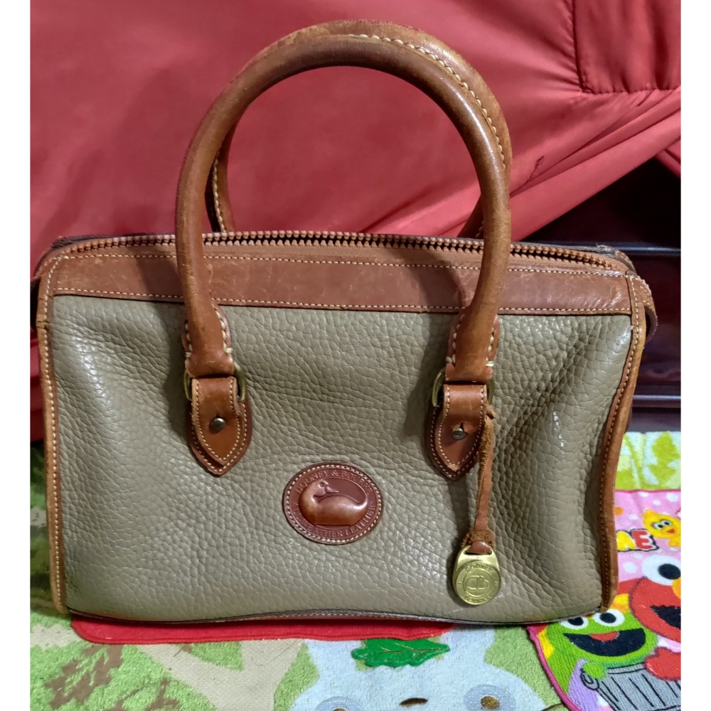 真皮 綠 手提 肩斜背包 Miss sixty義大利 肩背 閃閃白銀肩背 Dooney & BourKe真皮古著 手提-細節圖3
