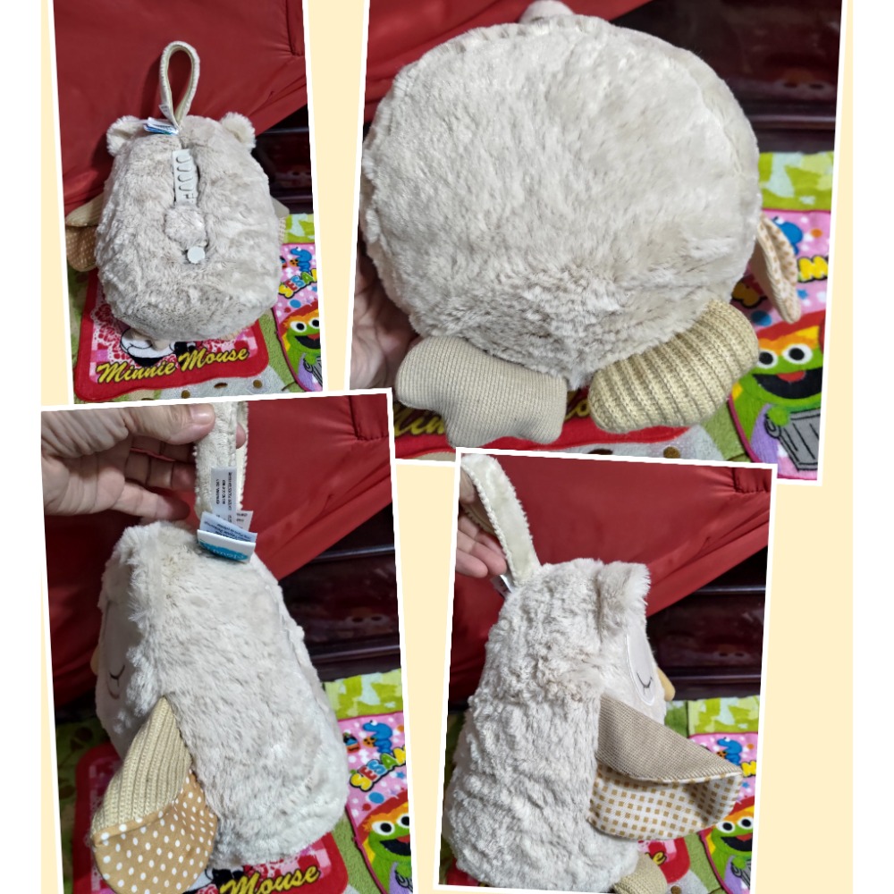 Dot to Dot 發聲安撫娃娃 malldi寶貝外出舒眠音樂玩偶 貓頭鷹 兒童餐具-細節圖8