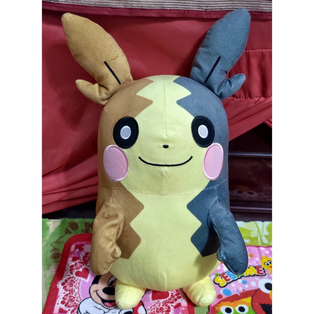 眼淚熊 熱水袋 80年代復古蕾絲米妮 紅衣米妮 玩偶 絨毛 娃娃 萬代莫魯貝可 滿腹花紋-細節圖4