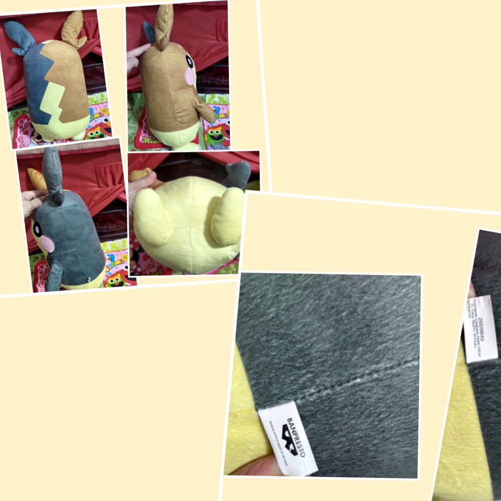 眼淚熊 熱水袋 80年代復古蕾絲米妮 紅衣米妮 玩偶 絨毛 娃娃 萬代莫魯貝可 滿腹花紋-細節圖6