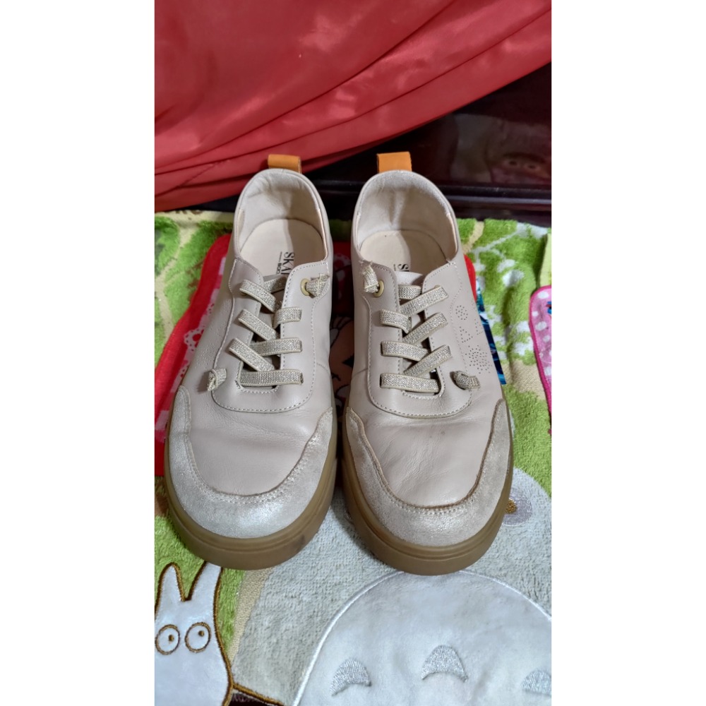 Fair Lady 編織吸震 懶人鞋 包鞋 真皮 SKAP SOOM 休閒鞋  La New 牛皮 短靴 22.5碼-細節圖2