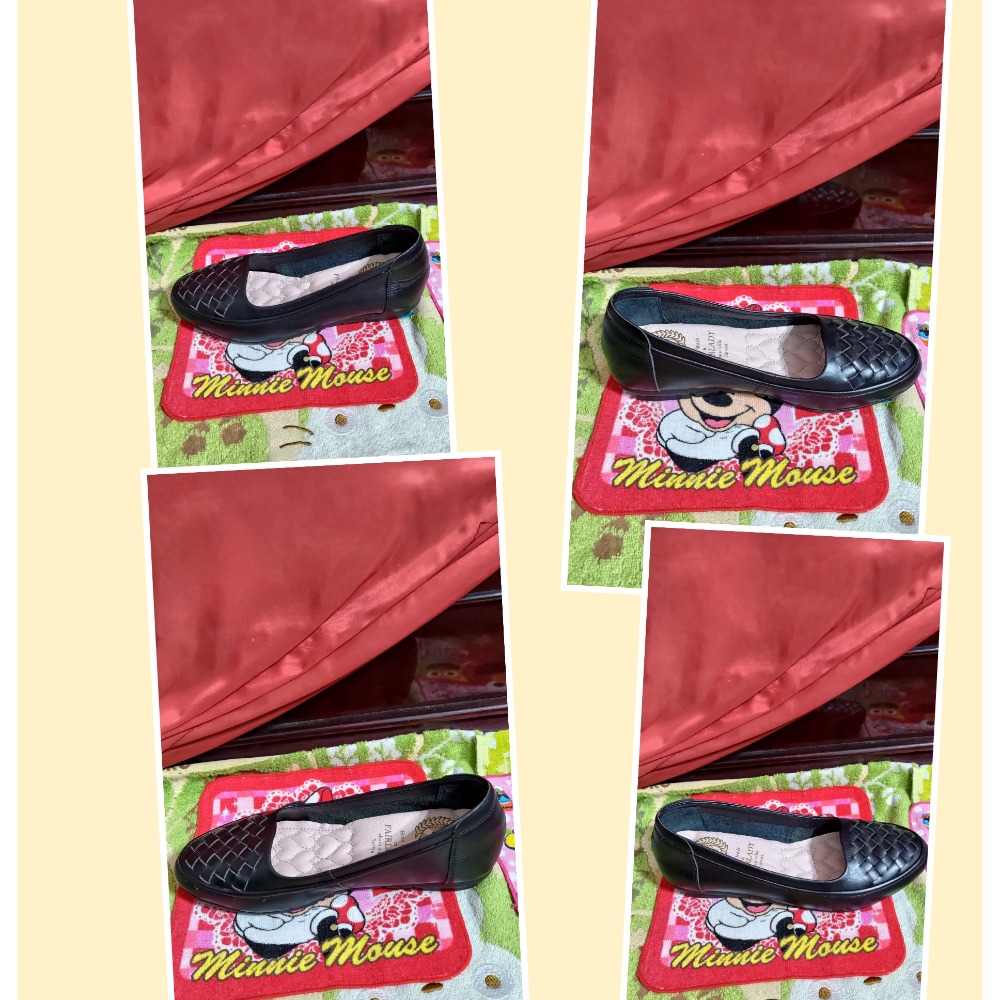 Fair Lady 編織吸震 懶人鞋 包鞋 真皮 SKAP SOOM 休閒鞋  La New 牛皮 短靴 22.5碼-細節圖4