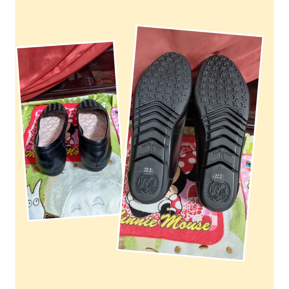 Fair Lady 編織吸震 懶人鞋 包鞋 真皮 SKAP SOOM 休閒鞋  La New 牛皮 短靴 22.5碼-細節圖5