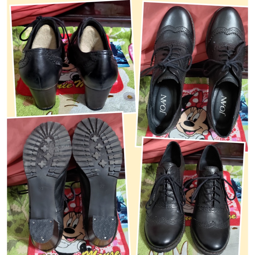 JOAN真皮 跟鞋 37號  SKECHERS 休閒鞋 涼鞋 23公分 W6-細節圖4