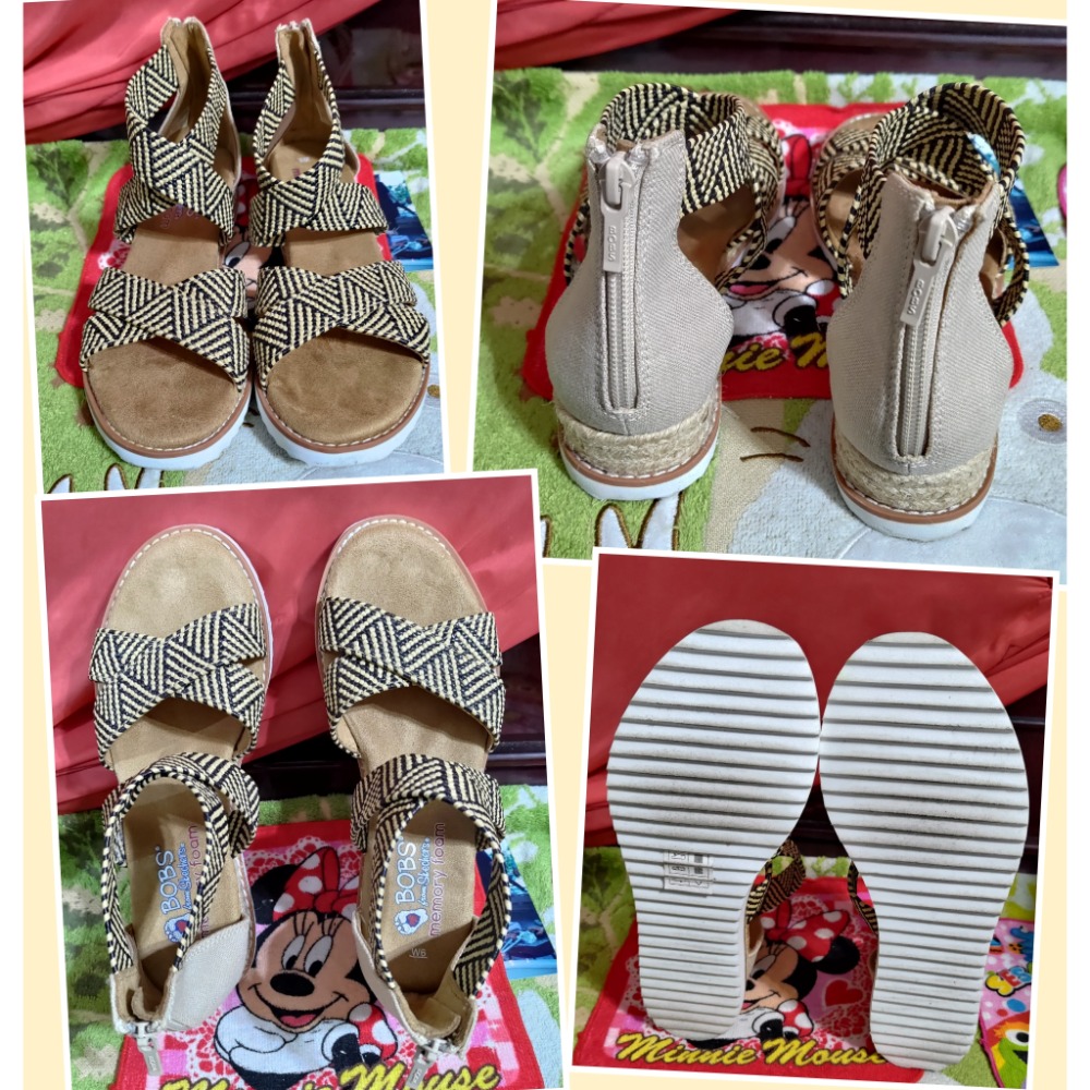 JOAN真皮 跟鞋 37號  SKECHERS 休閒鞋 涼鞋 23公分 W6-細節圖6