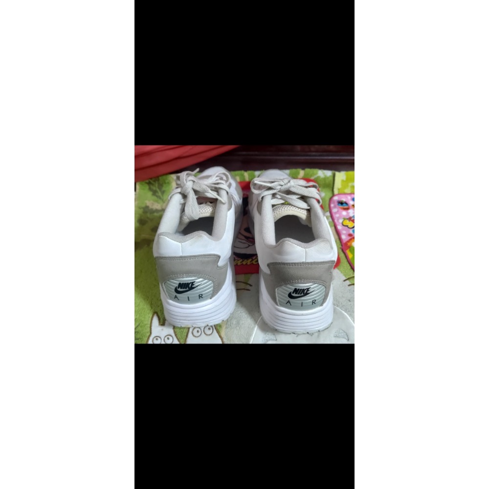 Nike 休閒鞋 Air Max 男鞋 氣墊 灰 白 網眼27公分 大尺碼-細節圖2