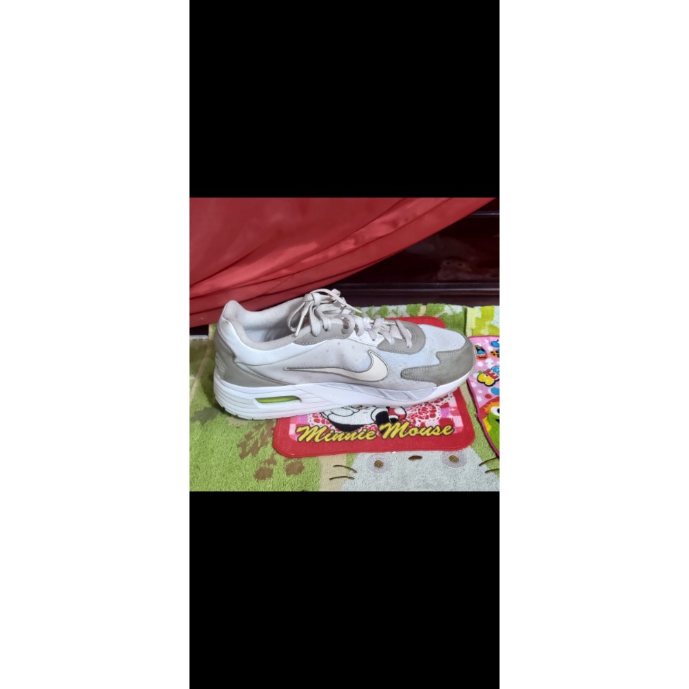 Nike 休閒鞋 Air Max 男鞋 氣墊 灰 白 網眼27公分 大尺碼-細節圖4