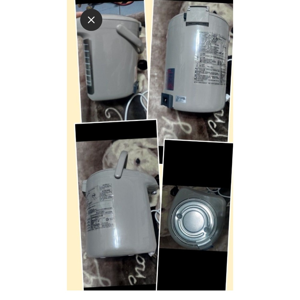 吐司除濕機 百靈蔬果榨汁機 Neoflam 陶瓷湯鍋24公分 電鍋蒸盤+飯匙 富士通深層筋膜槍 日本製象印微電腦熱水瓶-細節圖6