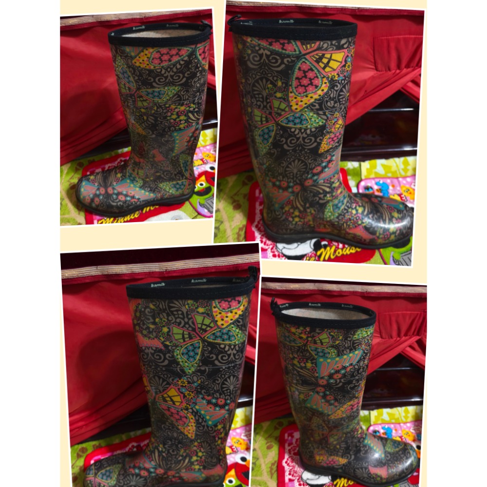 二手 Kamik 雨鞋8號 MISS 21厚底牛皮樂福鞋38號 PEDRO 涼鞋38號-細節圖5