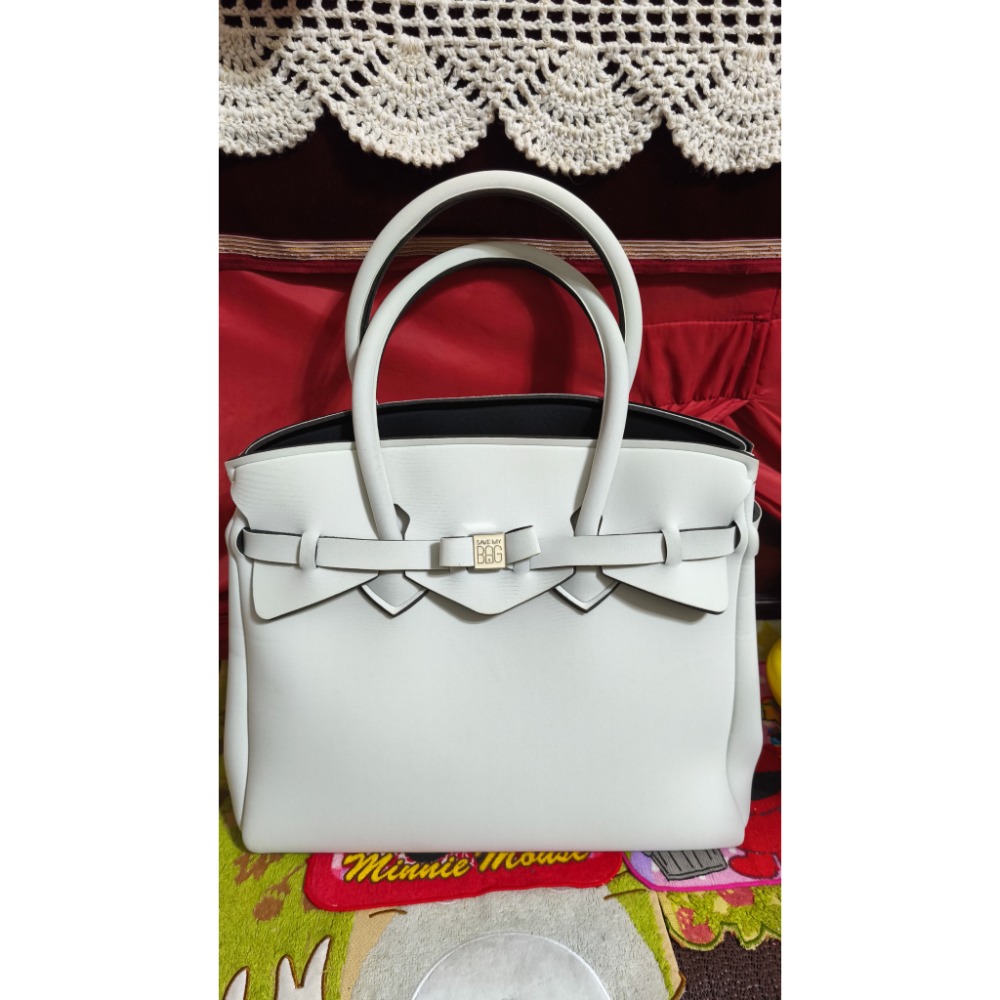 SAVE MY BAG 超輕量手提托特包 LESPORTSAC後背包 美國Vera Bradley純棉多隔層玫瑰印花肩-細節圖3