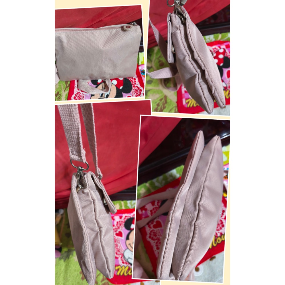 MS.SHIANG肩斜側背包 YUESITE 多夾層 B.S.D.S冰山袋鼠橫式三層 MODIFEI 肩斜側背包-細節圖4