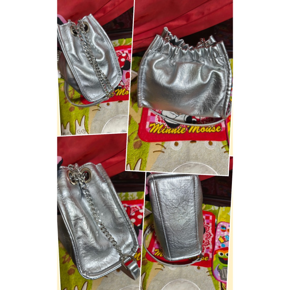 KATHY VAN ZEELAND 手提小包 化妝鏡  NET 銀色鍊條肩斜背包 PUMA 腰包 斜側背Gelab-細節圖2