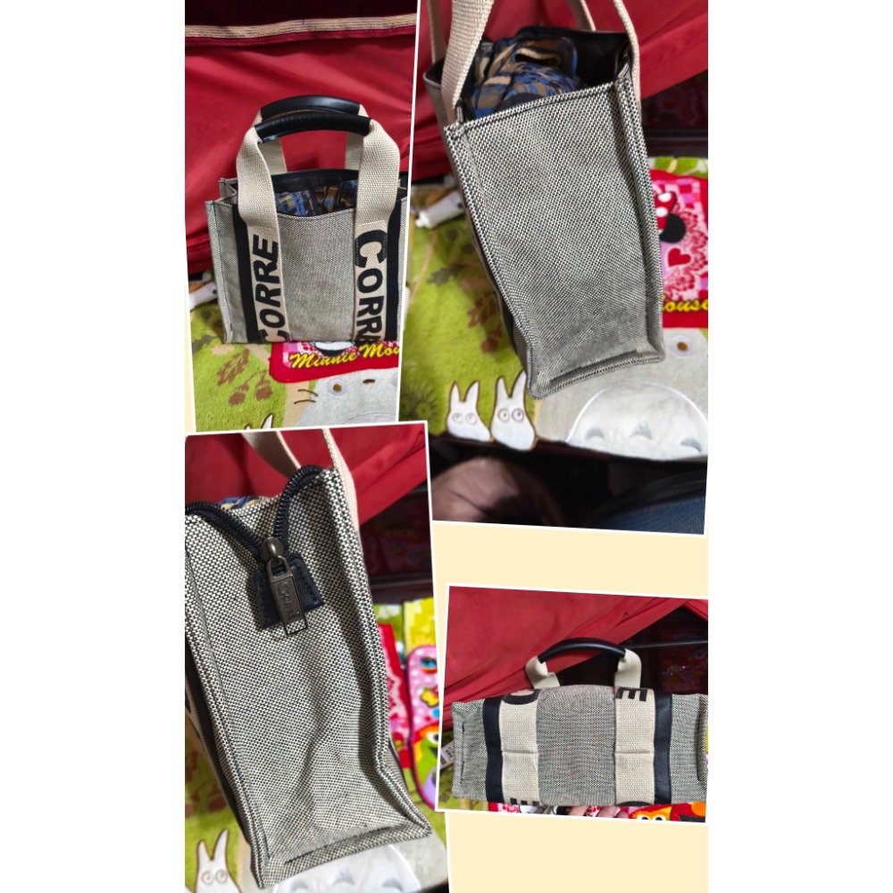 CORRE 專櫃台灣品牌亞麻托特包 HOME SHOP刺繡帆布包 捷朗仕肩斜包 Kipling大容量包-細節圖5