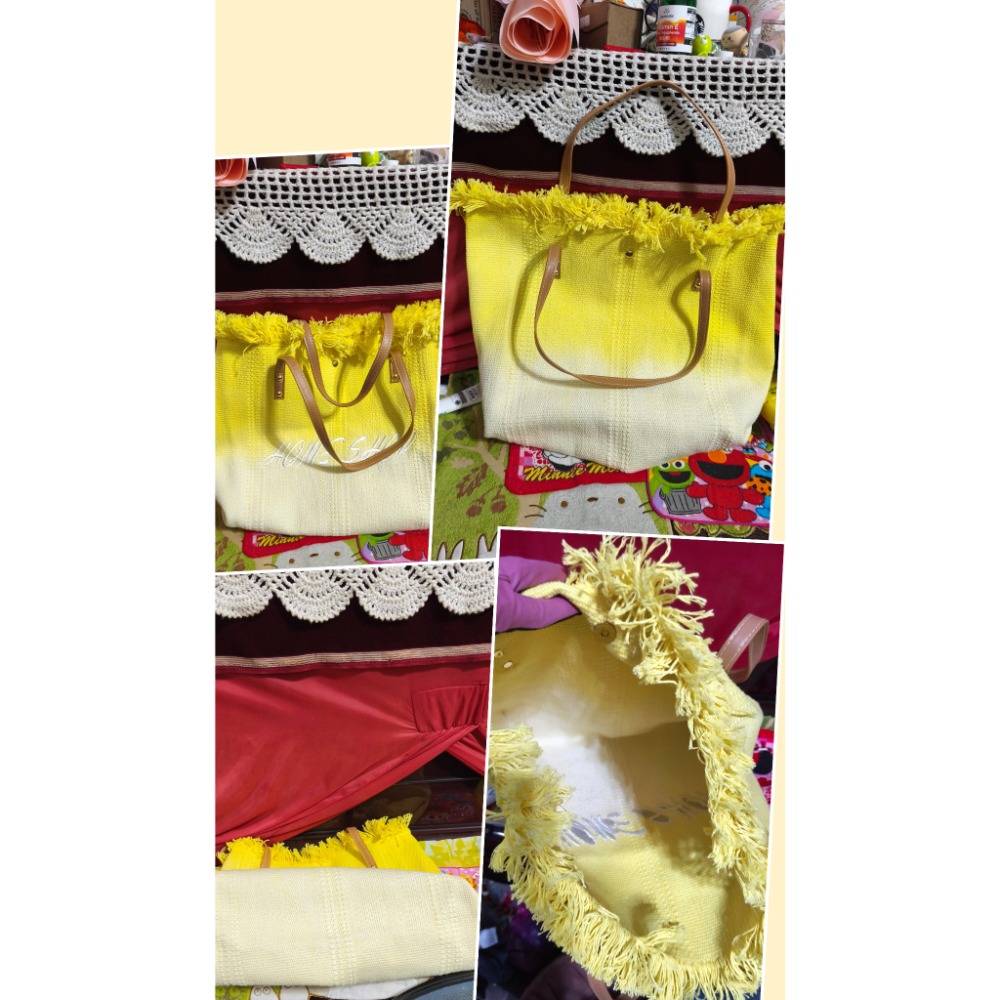 CORRE 專櫃台灣品牌亞麻托特包 HOME SHOP刺繡帆布包 捷朗仕肩斜包 Kipling大容量包-細節圖6