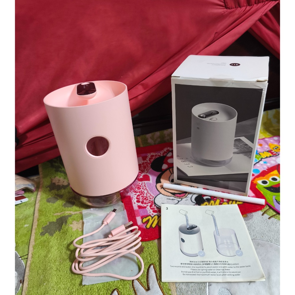 水韻加濕器 usb 大容量 WOODERFUL LIFE行走機器音樂盒 1881NINO真皮長夾 韓國髮片-細節圖10