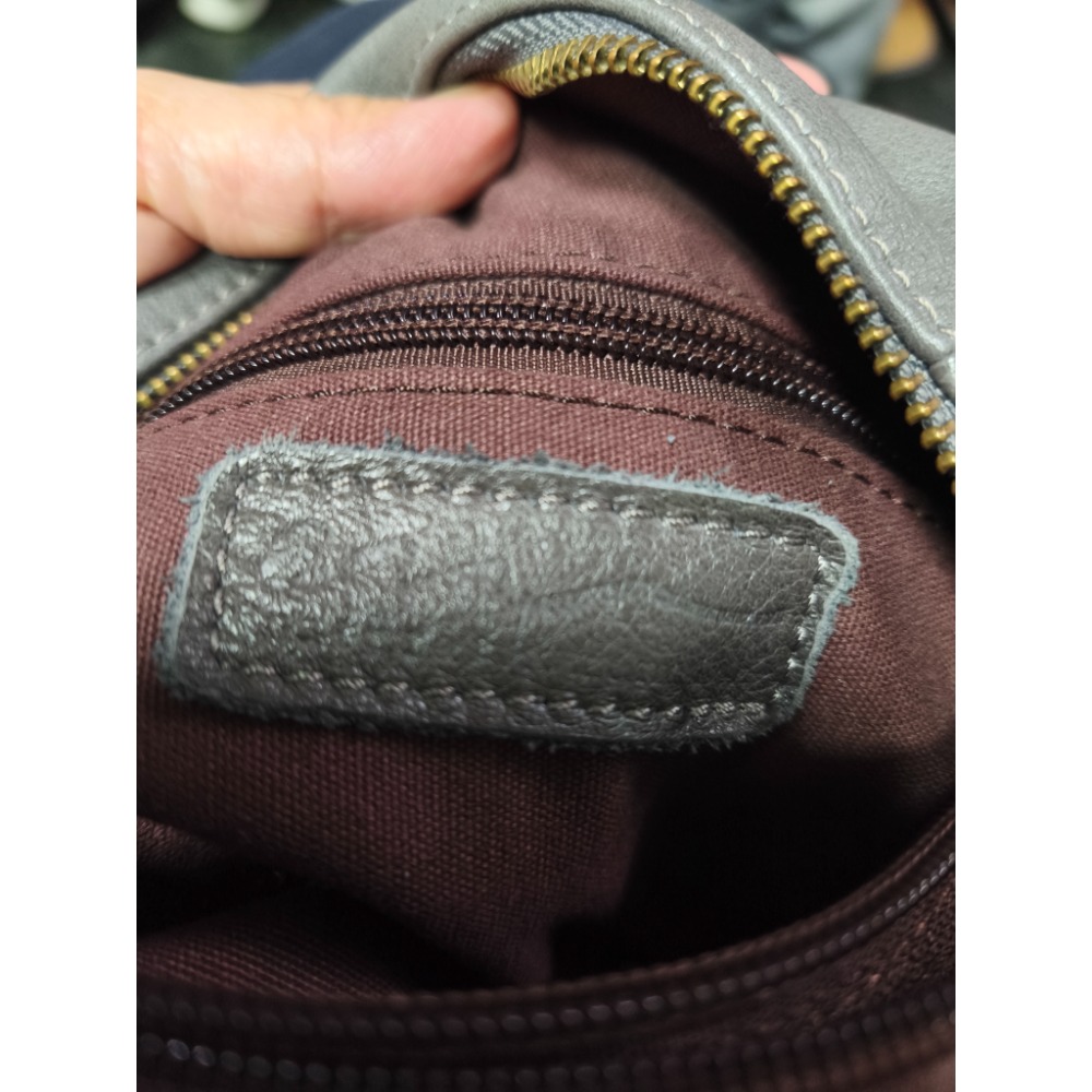 軟真皮手提包 肩斜背包 庫洛米 手提包 Zakka防水包 大容量  MS.SHIANG黑色包-細節圖10