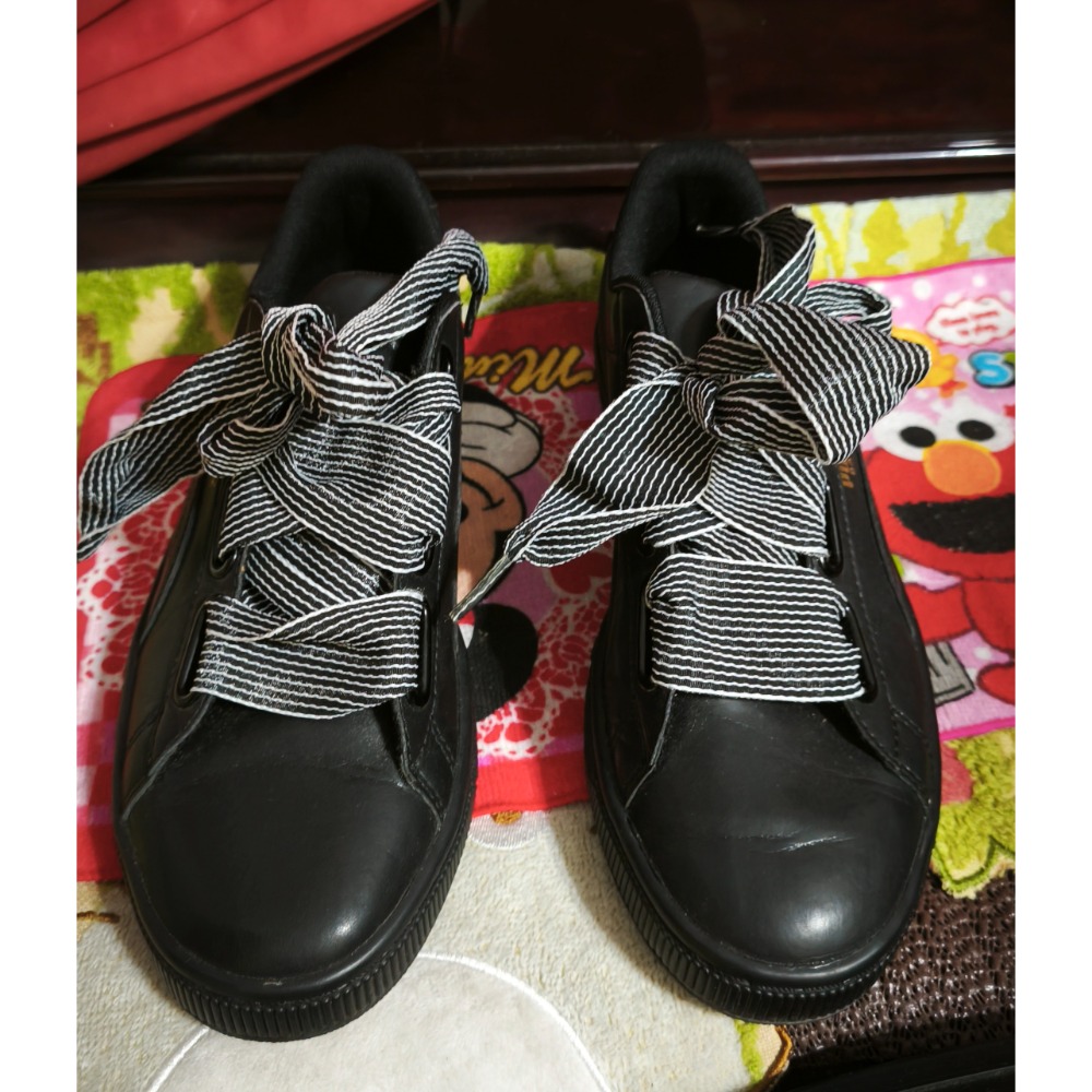 ECCO SOFT柔軟皮革中筒鞋 PUMA 皮革 亮面緞帶蝴蝶結 休閒鞋 Lanne 透明方型平底鞋-細節圖8