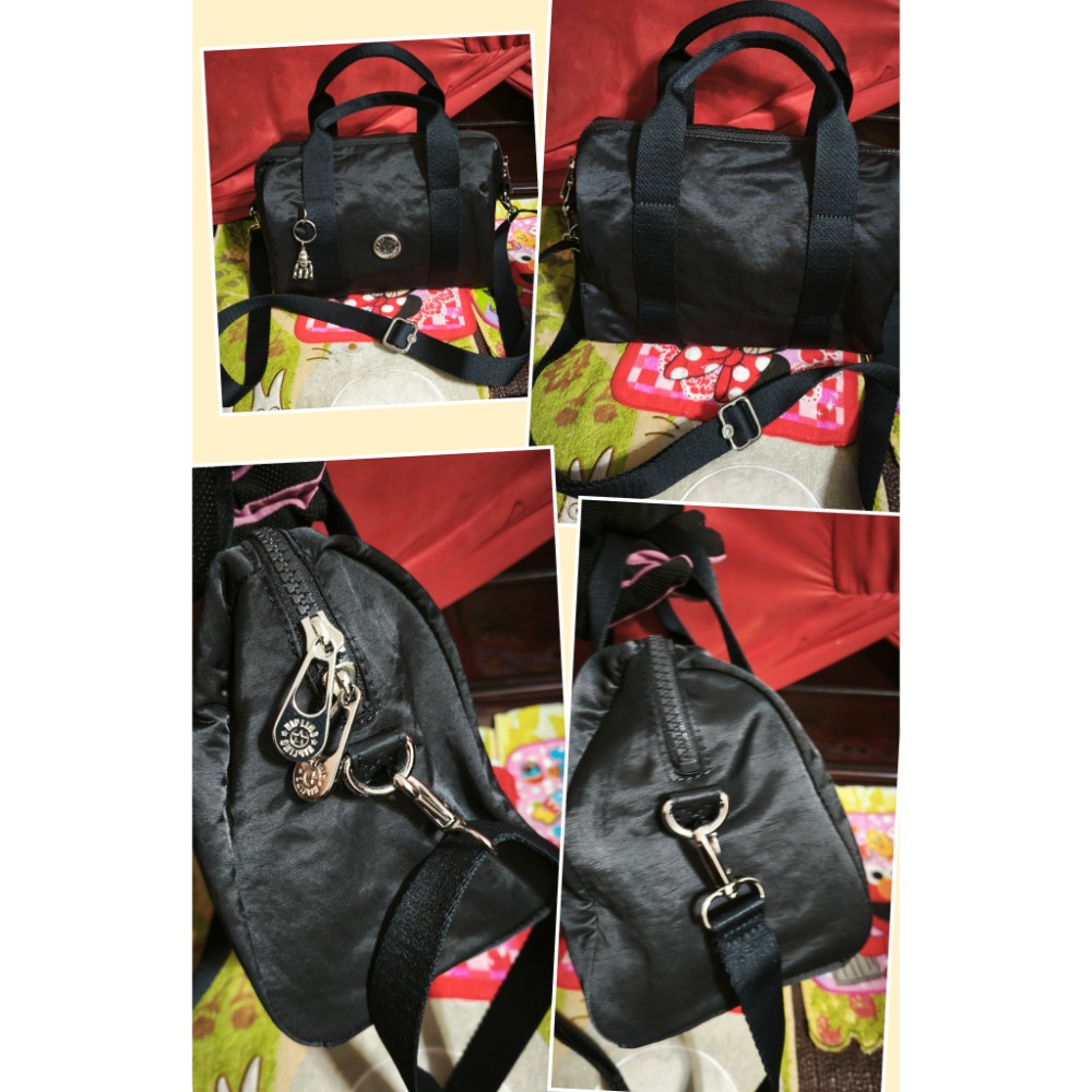 Kipling 手提 肩斜背包 手納包 日本Qminica輕便多格肩斜背包-細節圖3