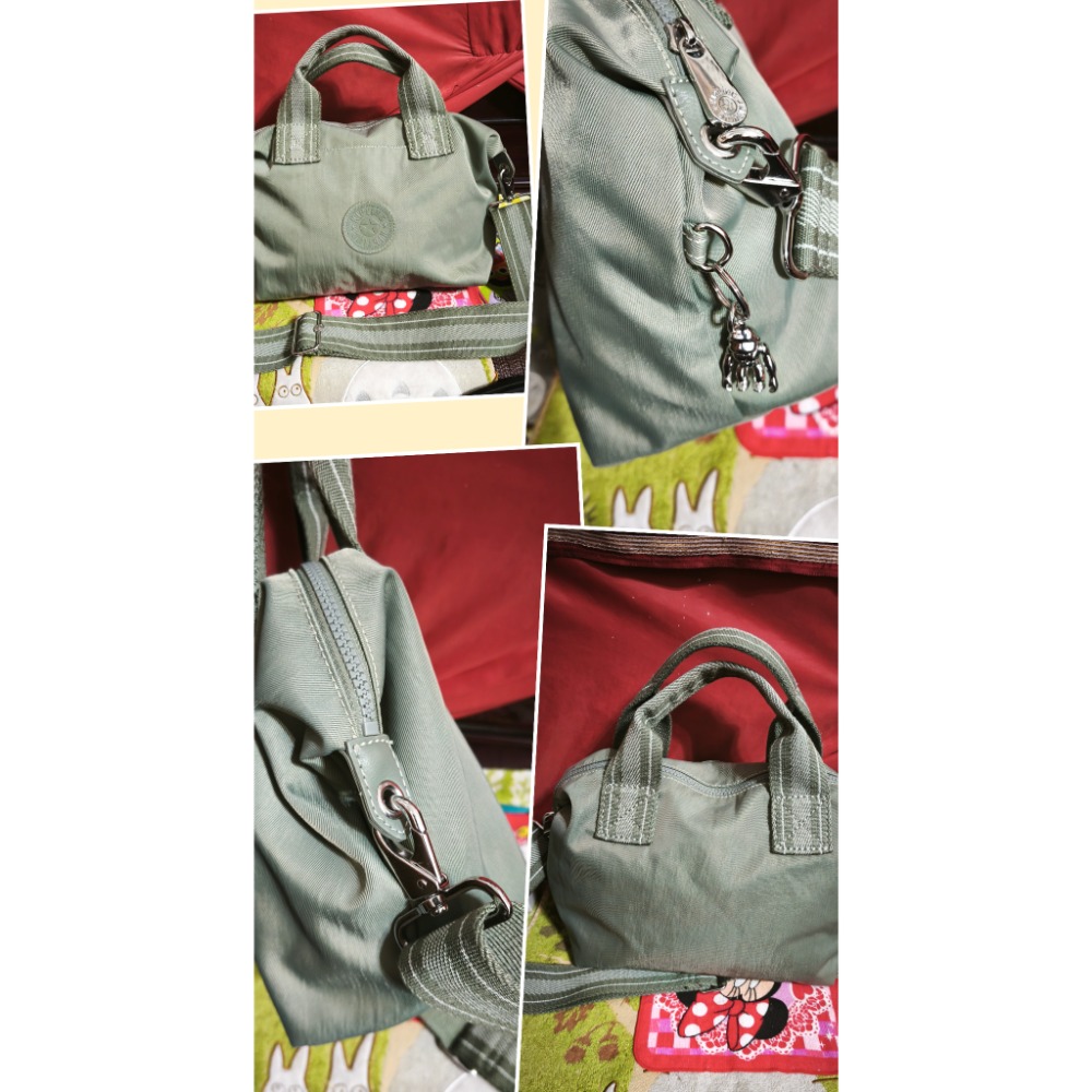 Kipling 手提 肩斜背包 手納包 日本Qminica輕便多格肩斜背包-細節圖6
