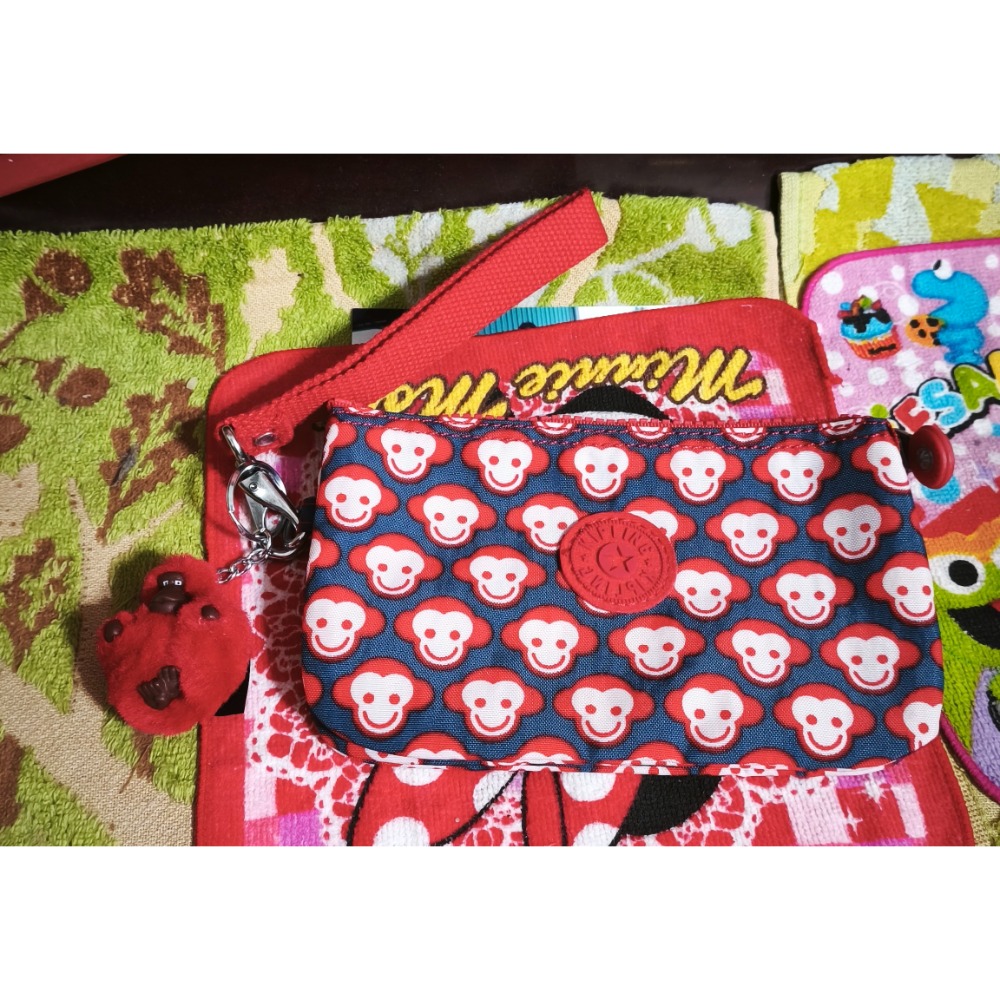 Kipling 手提 肩斜背包 手納包 日本Qminica輕便多格肩斜背包-細節圖9