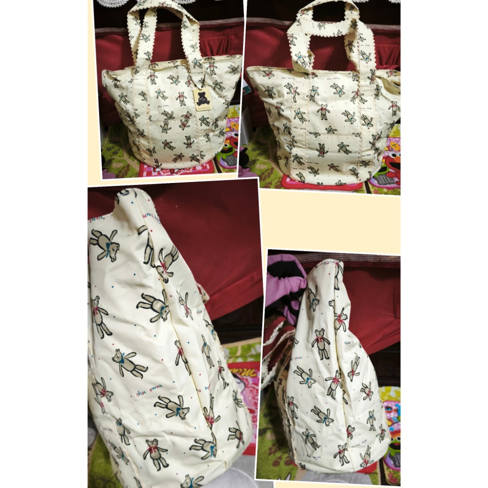 愛迪達 後背包 Kuma Heya熊防水托特包 迪士尼兒童後背包 真皮菜藍包 水桶包-細節圖6