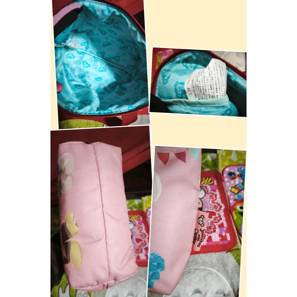 水豚君便當提袋 達菲雪莉玫情人節手提袋 角落生物收納包-細節圖2