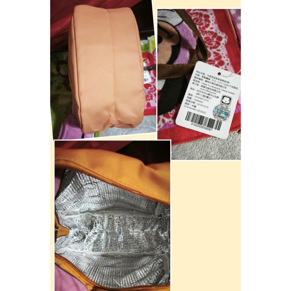 水豚君便當提袋 達菲雪莉玫情人節手提袋 角落生物收納包-細節圖4