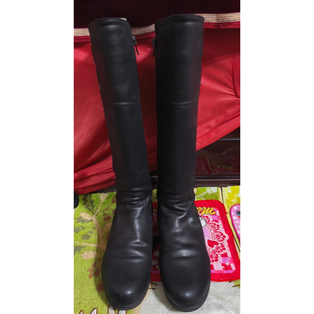 DIANA軟真皮長靴23號 愛迪達椰子鞋 休閒 慢跑US7.5-細節圖6