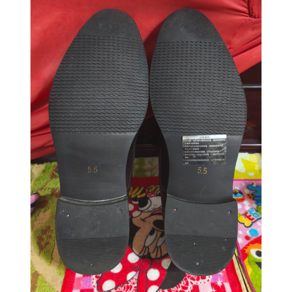 ASO長靴7.5碼 男鞋牛皮低跟皮鞋真皮軟鞋墊5.5碼-細節圖7