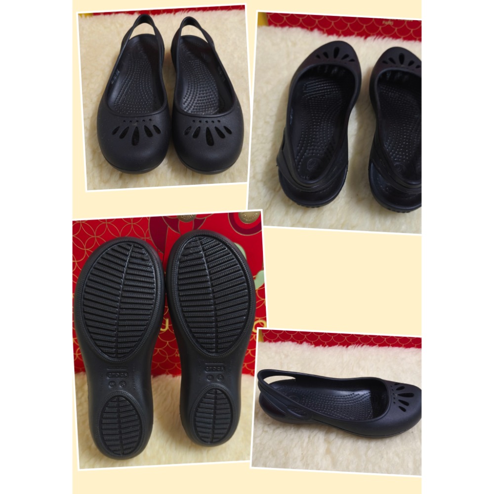 Crocs 卡駱馳 涼鞋 平底鞋 W7 唐葳訂製 切爾西厚底鞋 24.5號-細節圖2