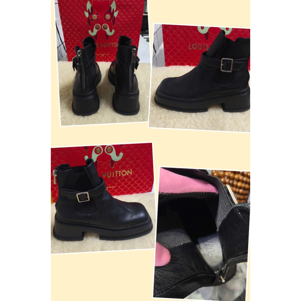 Crocs 卡駱馳 涼鞋 平底鞋 W7 唐葳訂製 切爾西厚底鞋 24.5號-細節圖3