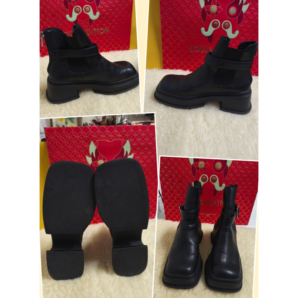 Crocs 卡駱馳 涼鞋 平底鞋 W7 唐葳訂製 切爾西厚底鞋 24.5號-細節圖4