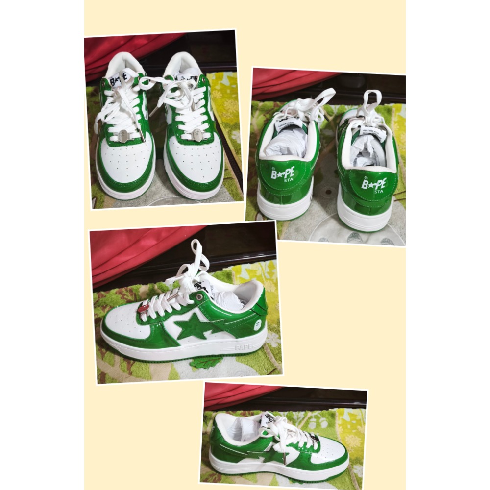 STEVE MADDEN尖頭平底鞋 娃娃鞋 Onitsuka Tiger運動鞋 Bape Sta Low綠色 猿人-細節圖2