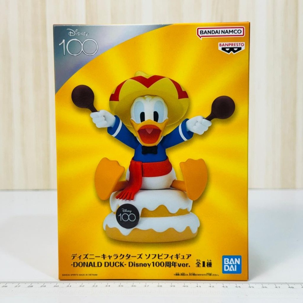 🇯🇵吼皮玩具🇯🇵 迪士尼 100週年 唐老鴨 日版 軟膠 公仔 DONALD DUCK Disney 100th 景品