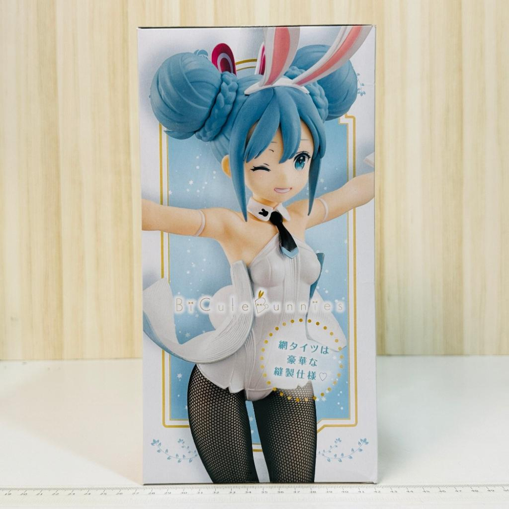 🇯🇵吼皮玩具🇯🇵 初音未來 兔女郎 白色 日版 巨無霸 31cm 公仔 BiCute Bunnies FuRyu 景品-細節圖3