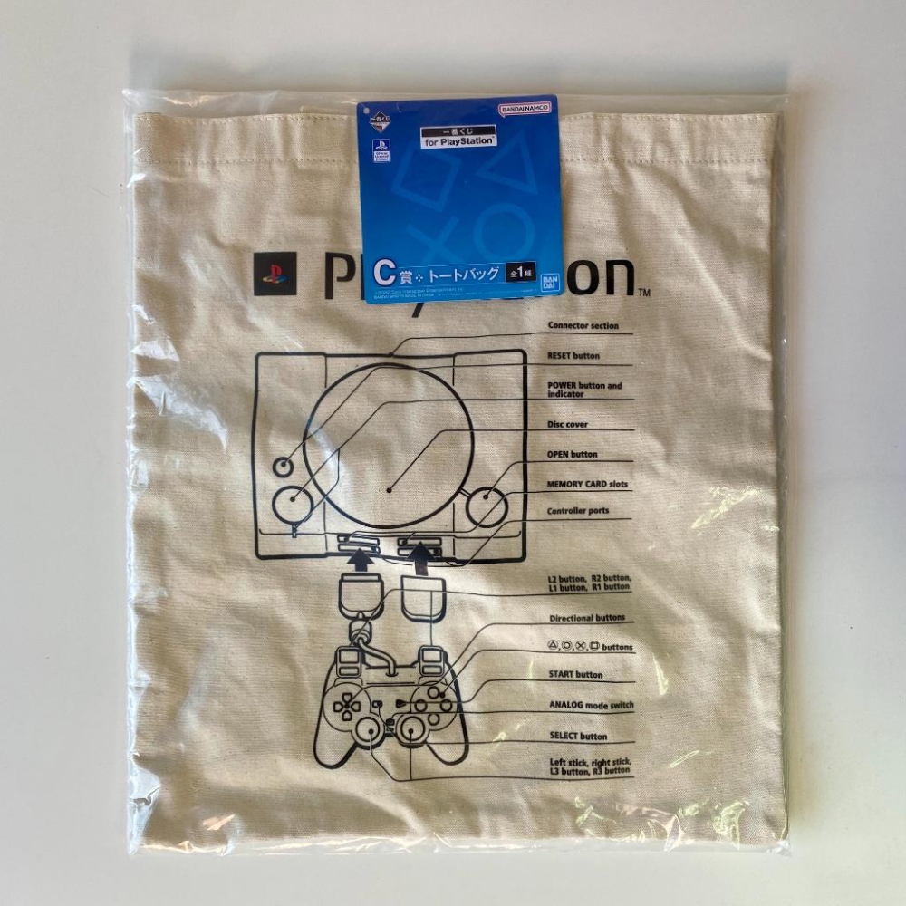🇯🇵吼皮玩具🇯🇵 PlayStation 日版 一番賞 C賞 PS 托特包 購物袋 PlayStation™ 景品 現貨-細節圖2