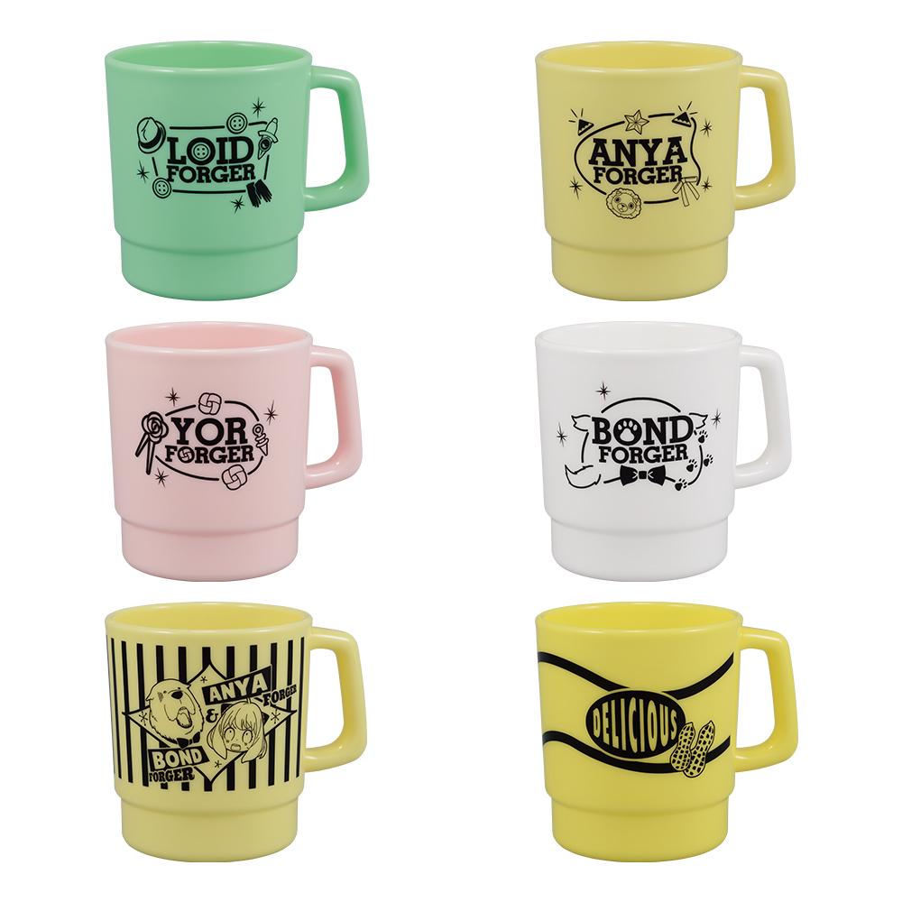 🇯🇵吼皮玩具🇯🇵 間諜家家酒 塑膠杯 杯子 馬克杯 一番賞 E賞 安妮亞 約兒 彭德 黃昏 日版 景品 大全套 6款合售-細節圖5