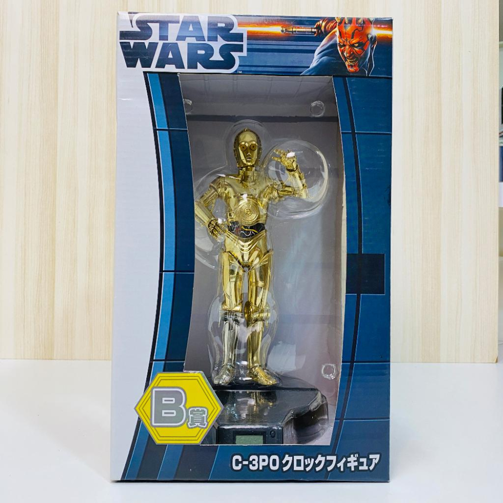 🇯🇵吼皮玩具🇯🇵 絕版 星際大戰 C-3PO 日版 時鐘 公仔 B賞 TAITO賞 一番賞 STAR WARS 現貨-細節圖2