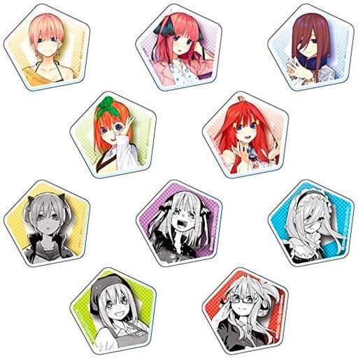 🇯🇵吼皮玩具🇯🇵 絕版 五等分的新娘 胸章 壓克力 塑膠 立牌 日版 限定 稀有 全套 10款 合售 現貨 五等分的花嫁-細節圖5