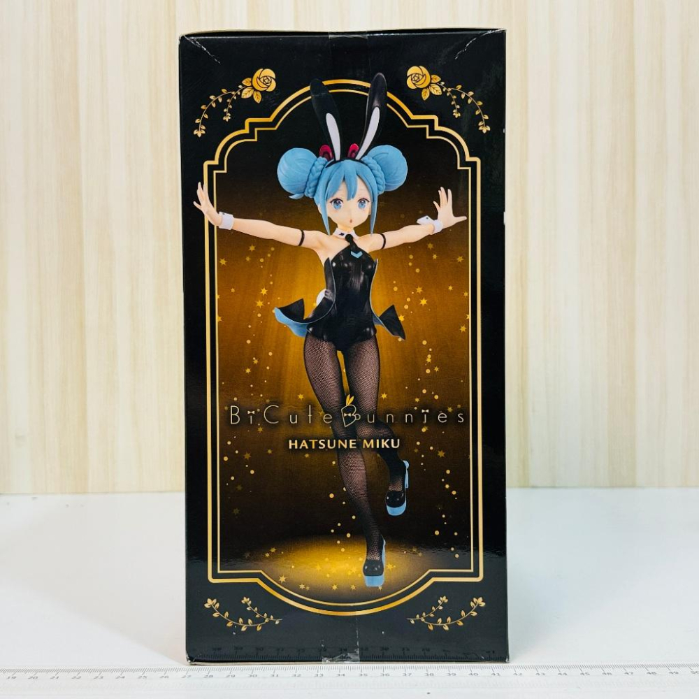 🇯🇵吼皮玩具🇯🇵 初音未來 兔女郎 黑色 日版 巨無霸 31cm 公仔 BiCute Bunnies FuRyu 景品-細節圖2