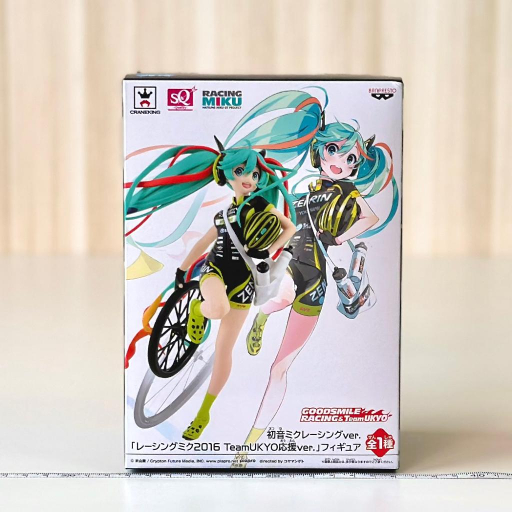 🇯🇵吼皮玩具🇯🇵 絕版 初音未來 應援版 賽車服 日版 SQ 公仔 賽車 Racing Team Ukyo 景品 現貨-細節圖4