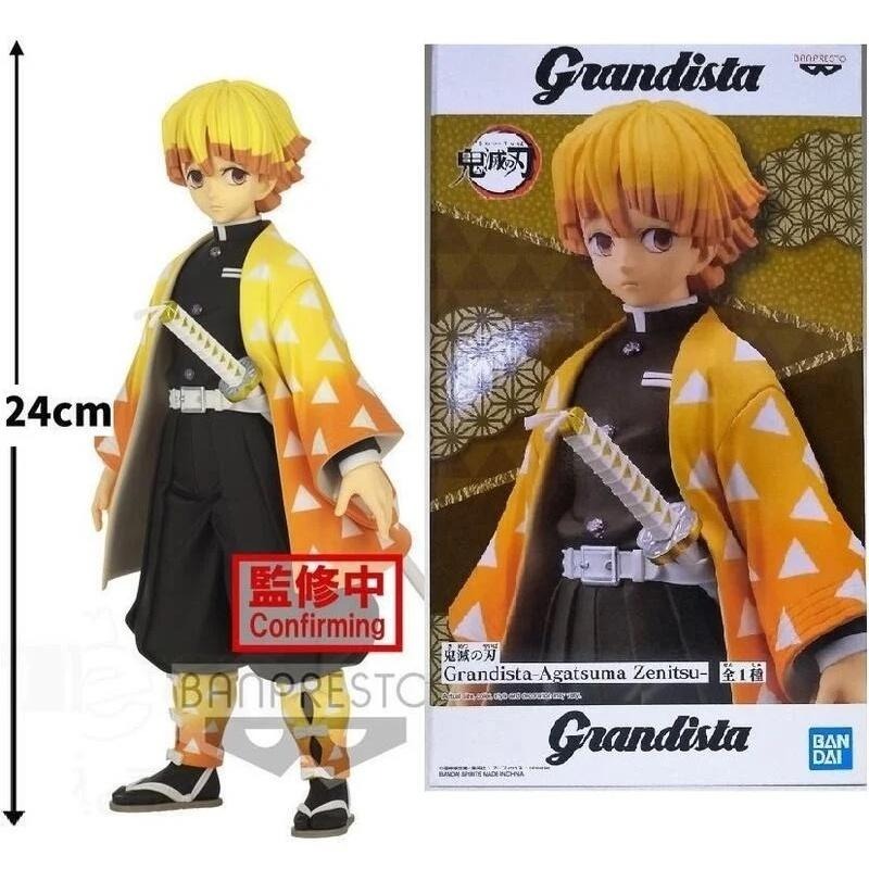 🇯🇵吼皮玩具🇯🇵 正版 鬼滅之刃 我妻善逸 日版 巨無霸 24cm 公仔 Grandista ZENITSU 景品 現貨-細節圖2